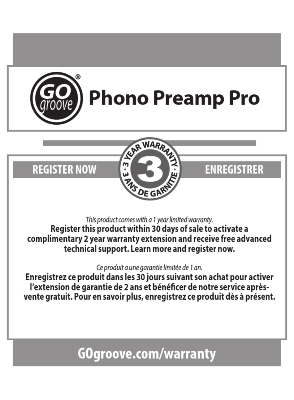 GOGROOVE PHONO PREAMP PRO MANUAL Pdf Download ManualsLib