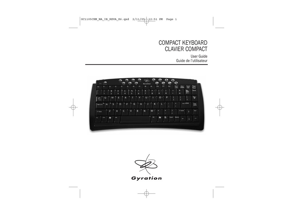 GYRATION GC1105CKM USER MANUAL Pdf Download ManualsLib