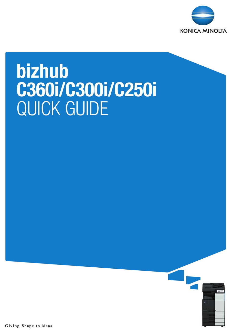 Drivers Bizhub C360I : New Konica Bizhub I Models C250i C300i And C360i Coming Soon Blue Box ...