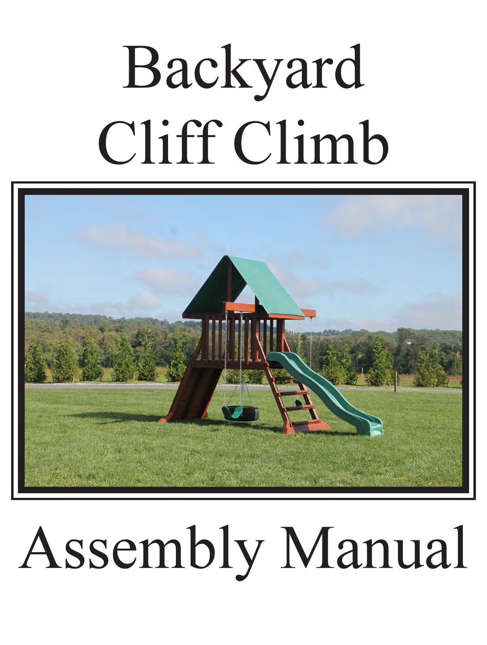 yardcraft backyard cliff climb