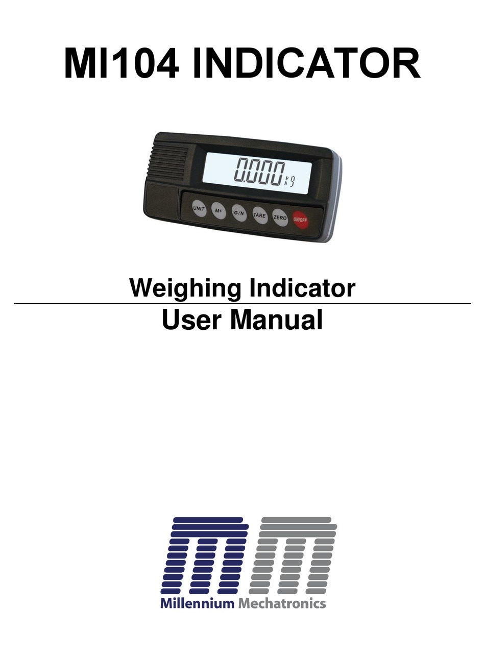 Display MI104 Weighing Indicator 