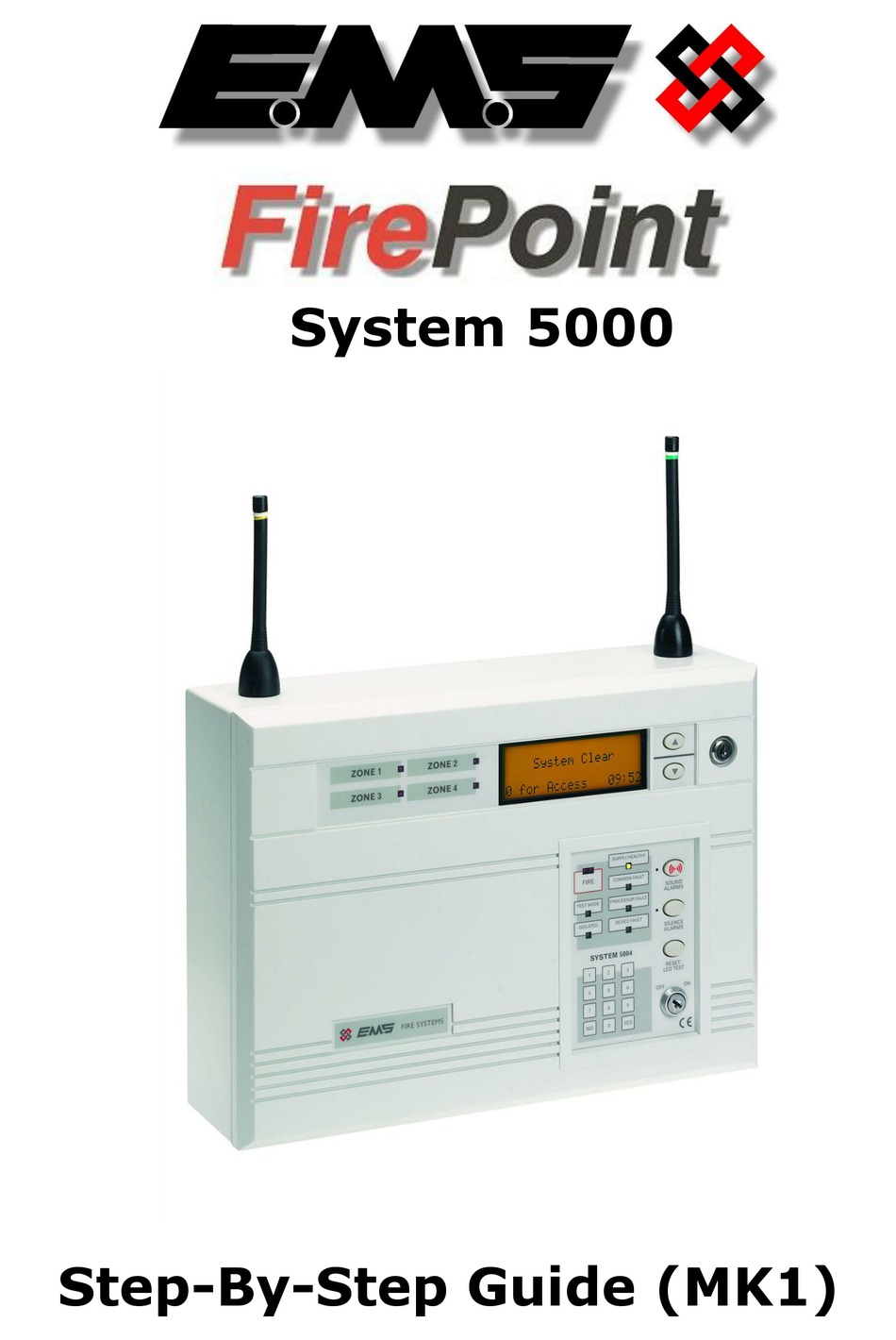 EMS 5000 Fire Point Wireless Fire Alarm System Call Points 