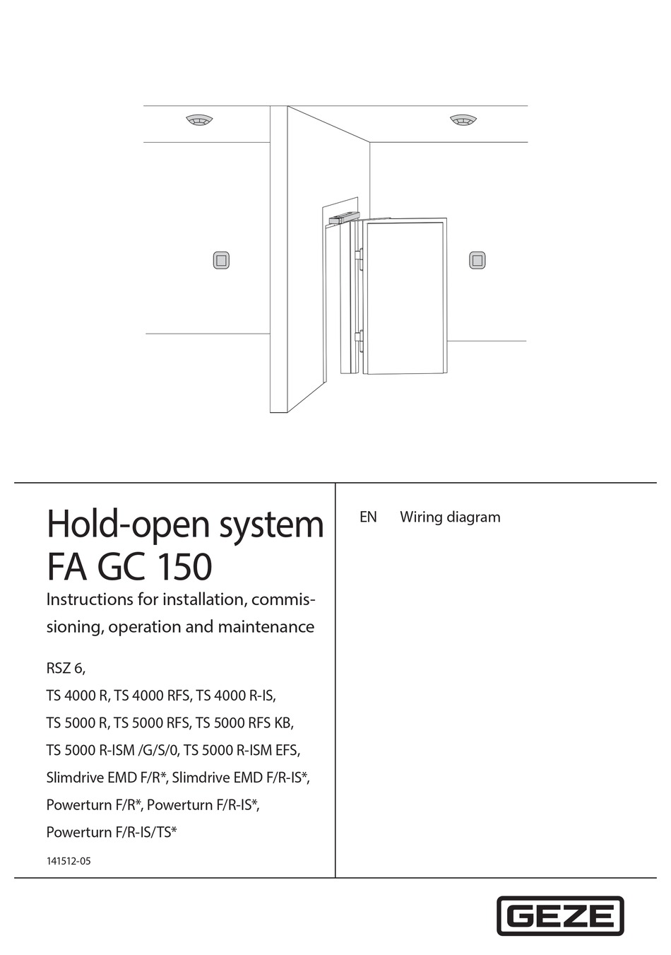 GEZE FA GC 150 WIRING DIAGRAM Pdf Download ManualsLib
