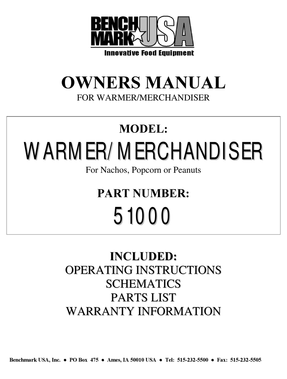 Benchmark USA 51000 100 Qt. Warmer / Merchandiser - 120V, 100W