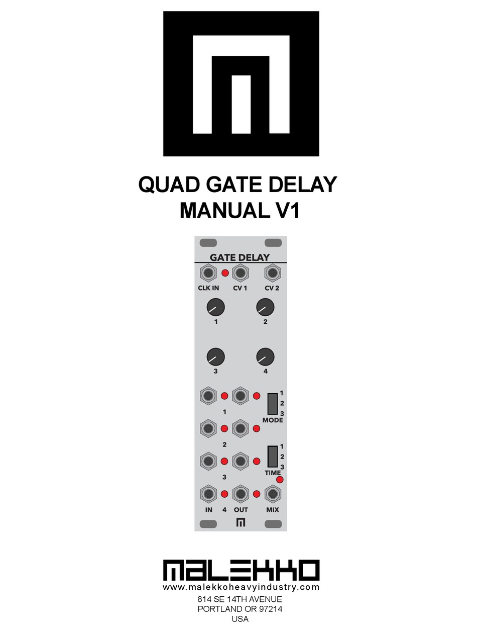 特売新入荷特価 Malekko - Quad Gate Delay DTM/DAW