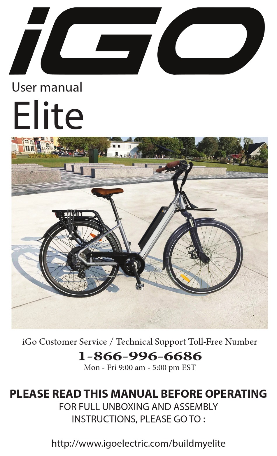 igo elite 2 electric bicycle