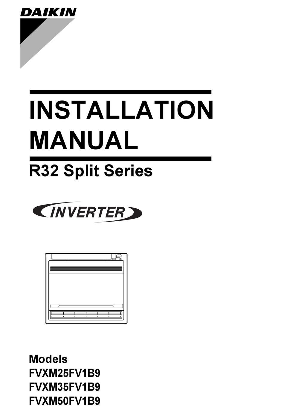 Daikin R32 Split Series Installation