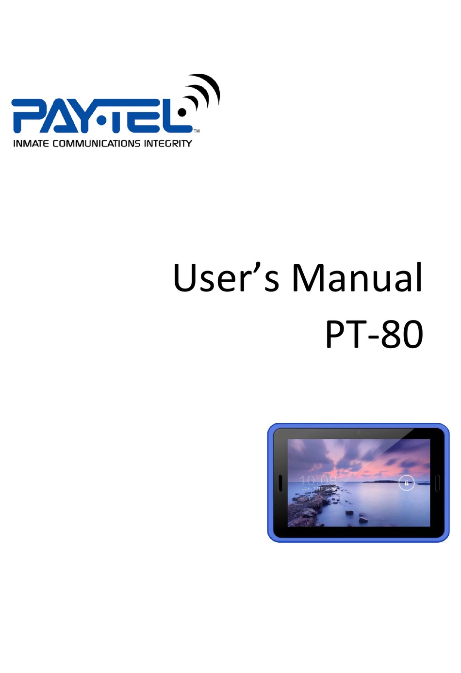 PAYTEL INTELETABLET PT-80 USER MANUAL Pdf Download | ManualsLib