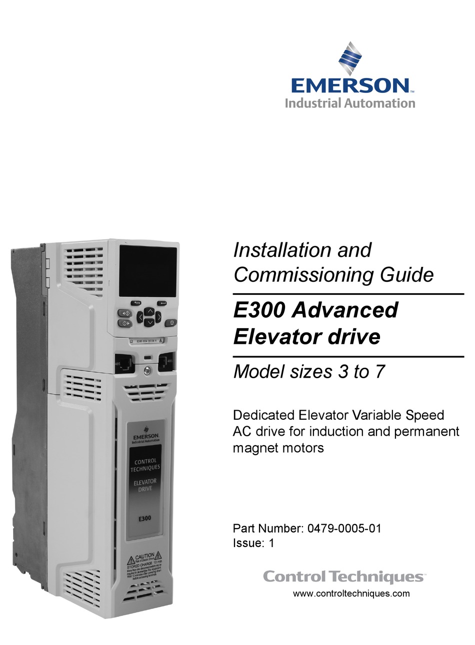 EMERSON E300 INSTALLATION AND COMMISSIONING MANUAL Pdf Download ...