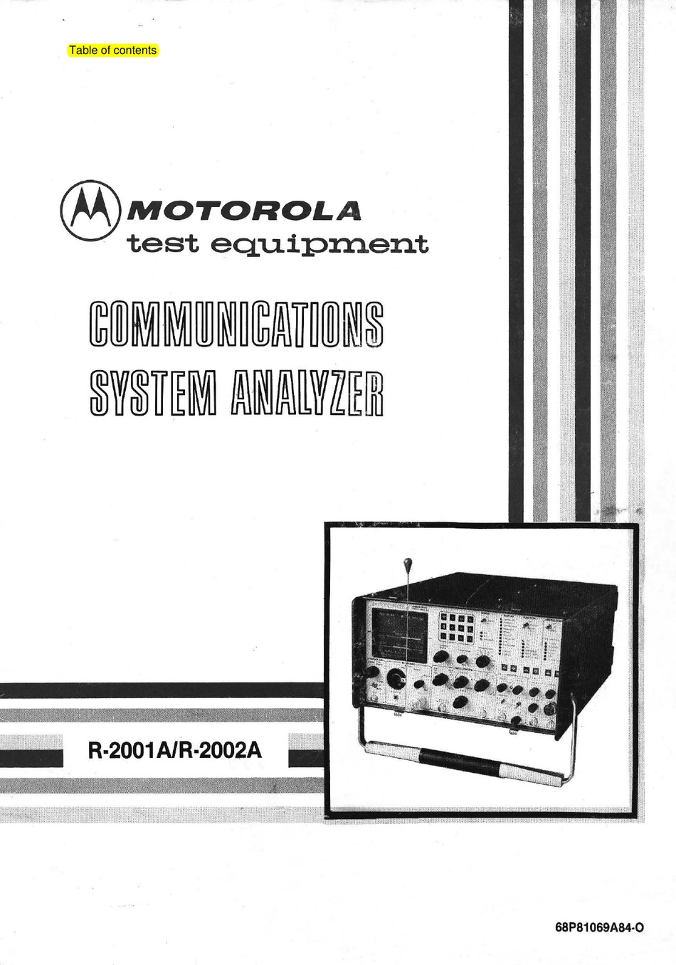 motorola r2670 service manual