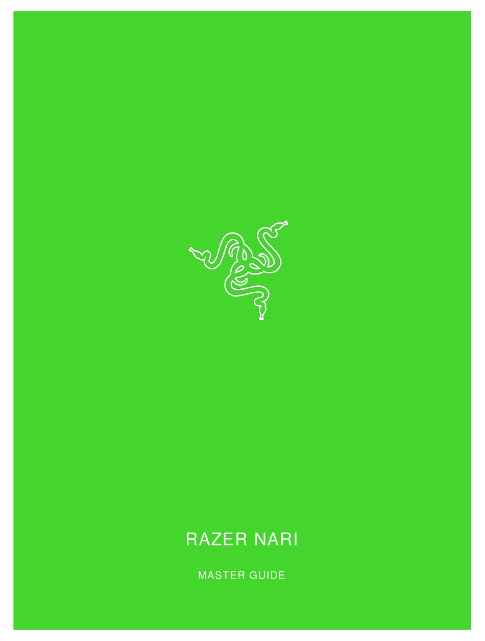 Razer Nari Master Manual Pdf Download Manualslib
