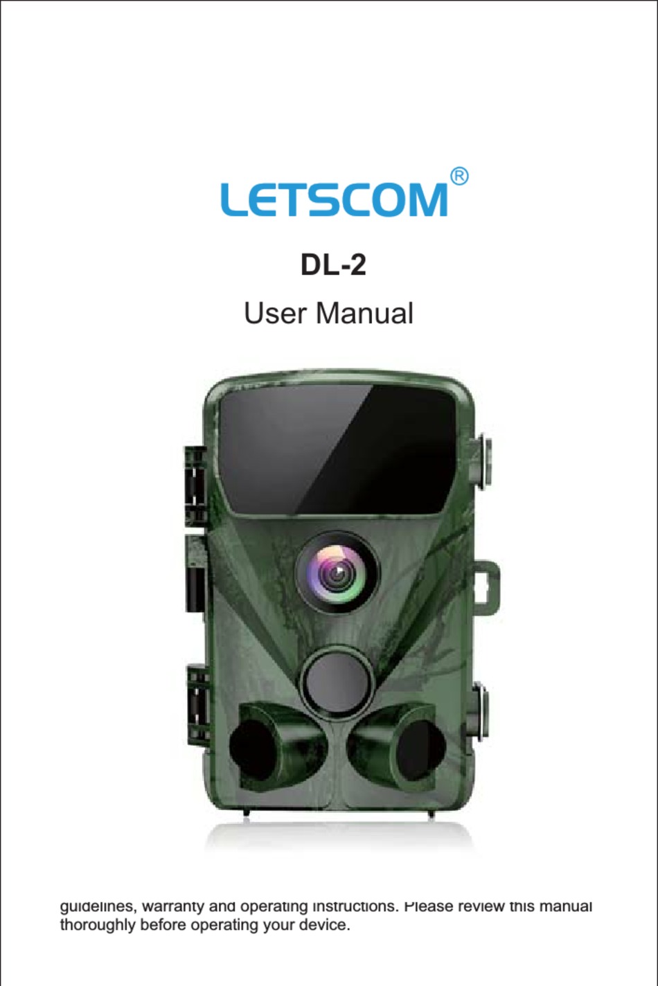 letscom trail camera