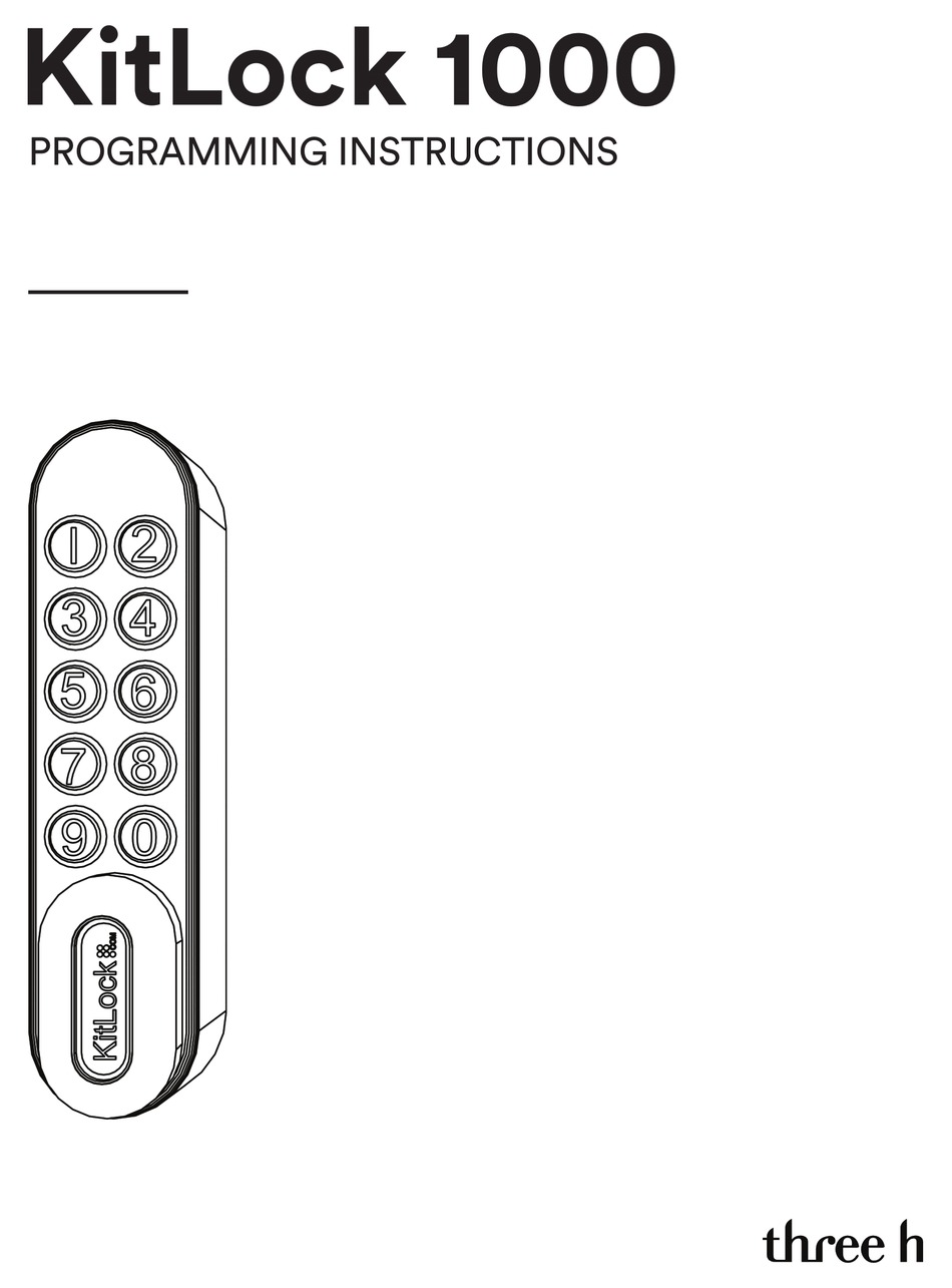KITLOCK 1000 PROGRAMMING INSTRUCTIONS Pdf Download ManualsLib