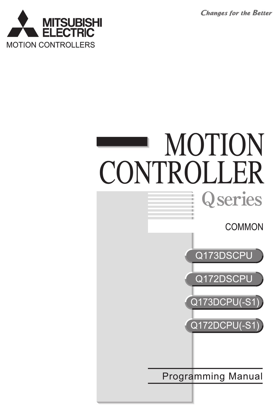MITSUBISHI ELECTRIC Q SERIES PROGRAMMING MANUAL Pdf Download | ManualsLib