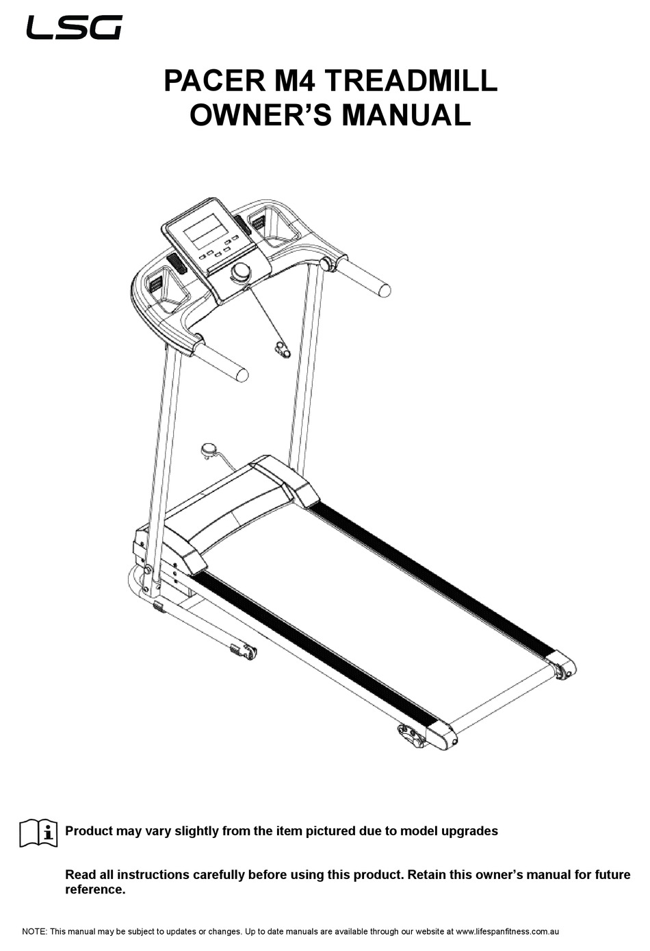 Lsg discount ace treadmill