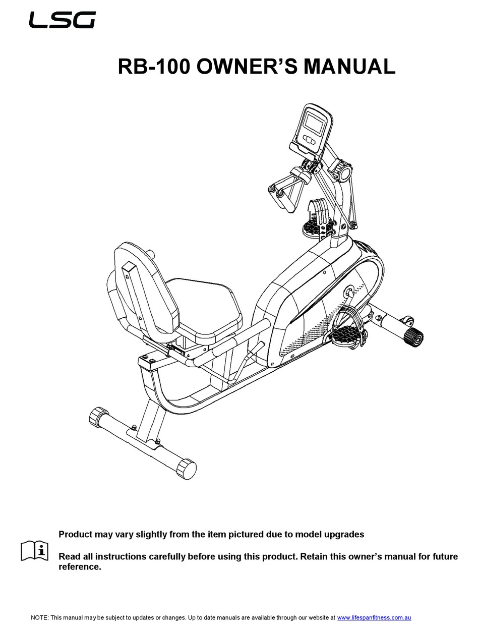 Lsg recumbent bike hot sale