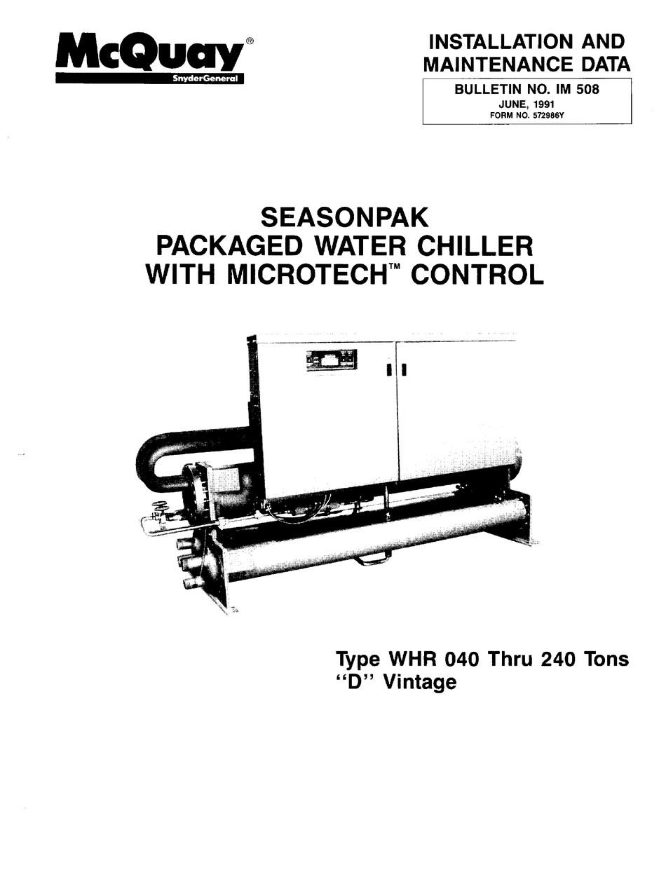 Coil Freeze Damage Protection - McQuay International