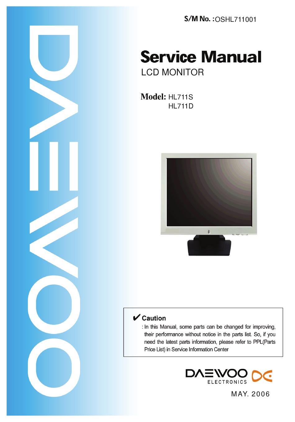 DAEWOO HL711S SERVICE MANUAL Pdf Download | ManualsLib