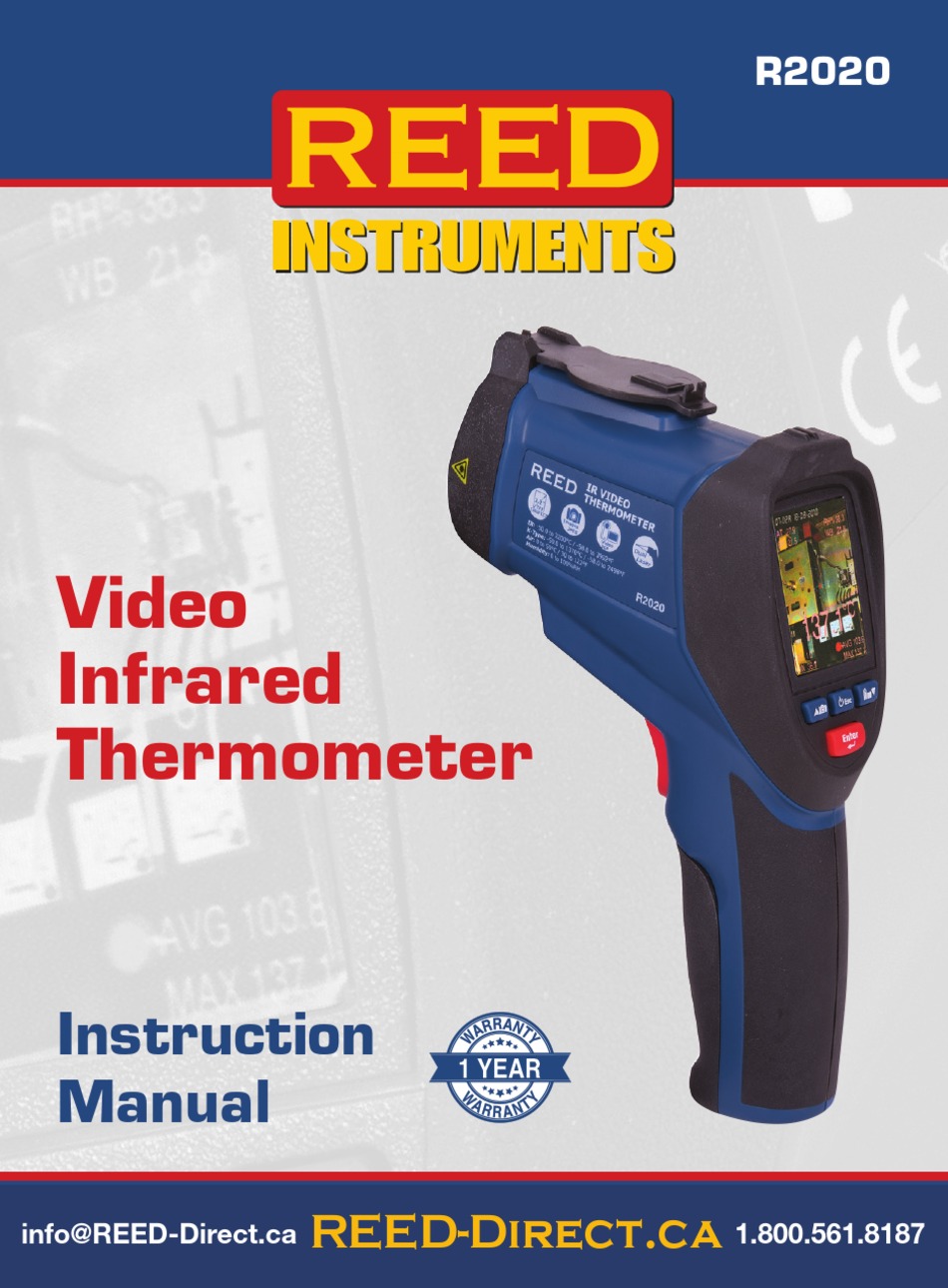 REED INSTRUMENTS R2020 INSTRUCTION MANUAL Pdf Download ManualsLib