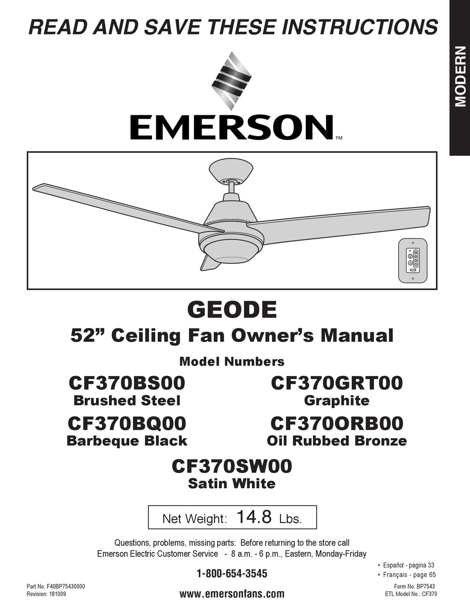 Product Number Emerson 63298 