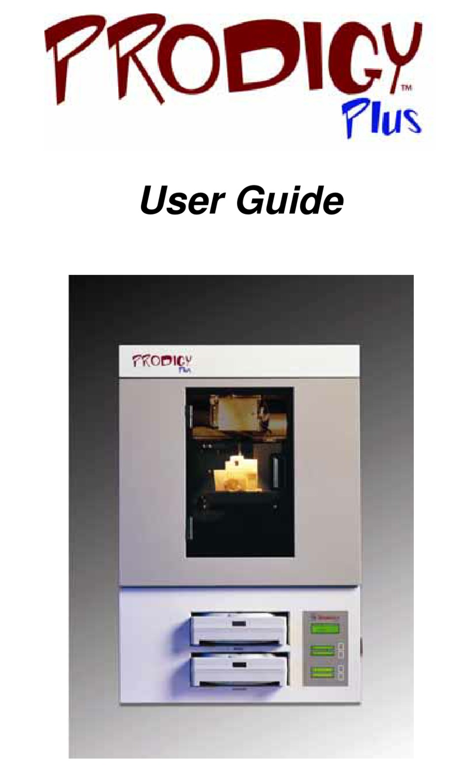 STRATASYS PRODIGY PLUS USER MANUAL Pdf Download | ManualsLib