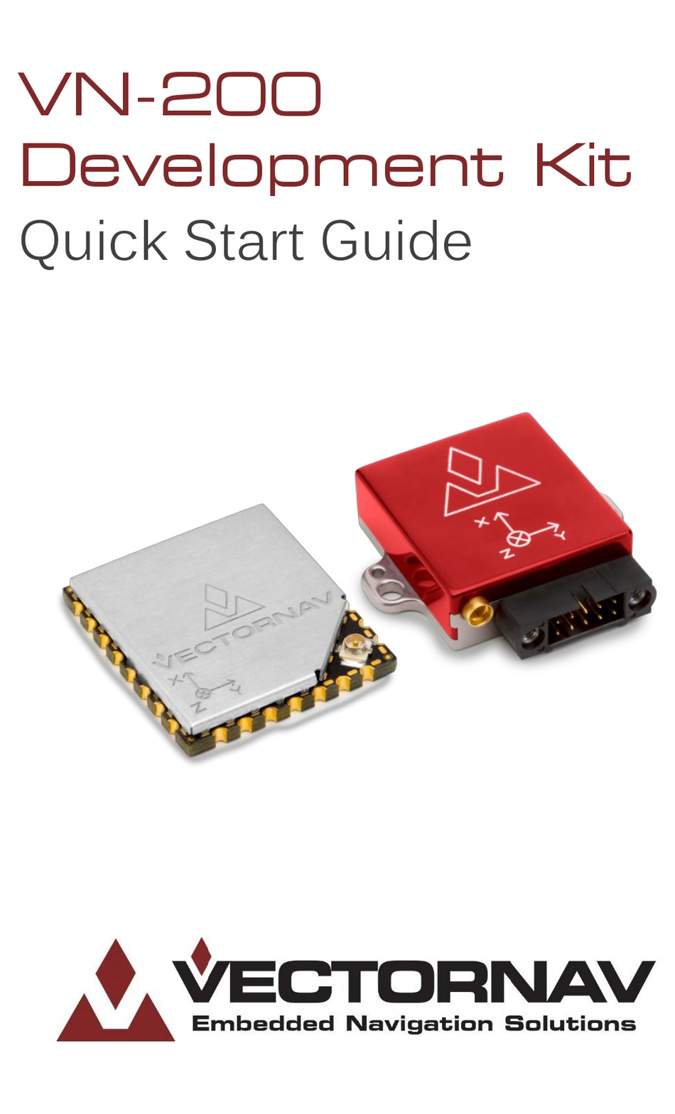 VECTORNAV VN-200 QUICK START MANUAL Pdf Download | ManualsLib