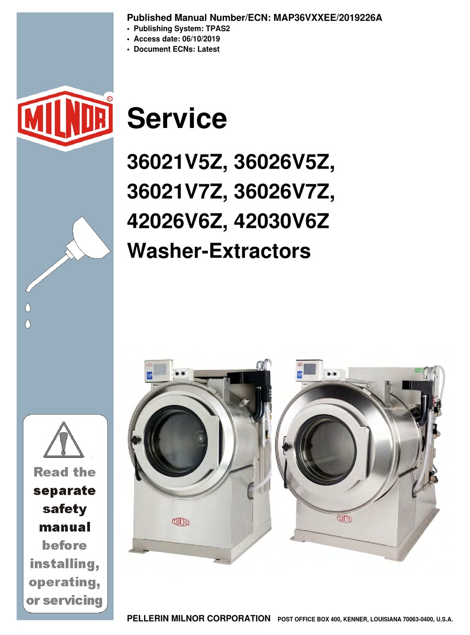 MILNOR 36021V5Z SERVICE Pdf Download ManualsLib