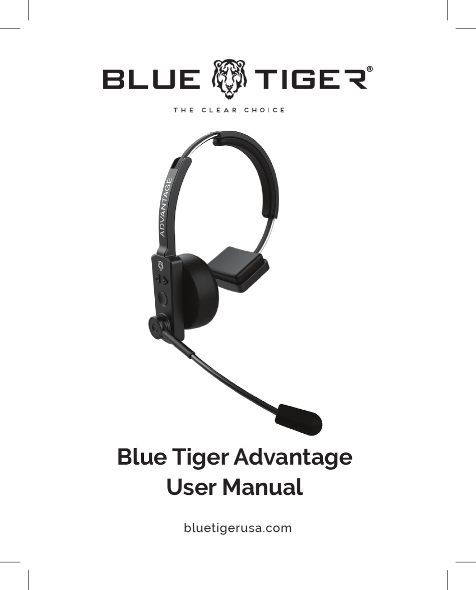 blue tiger advantage plus headset