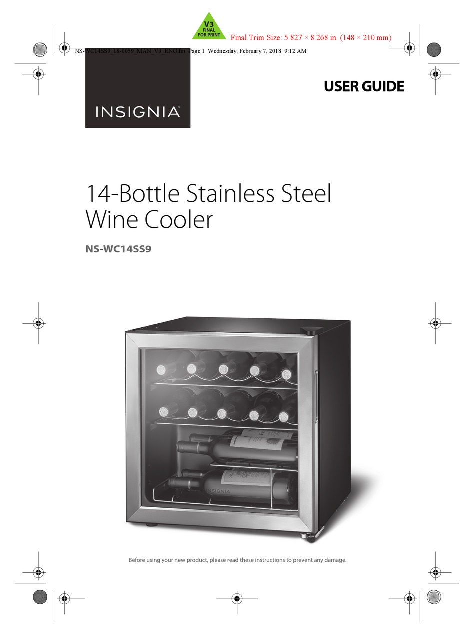Insignia Ns Wc14ss9 User Manual Pdf Download Manualslib