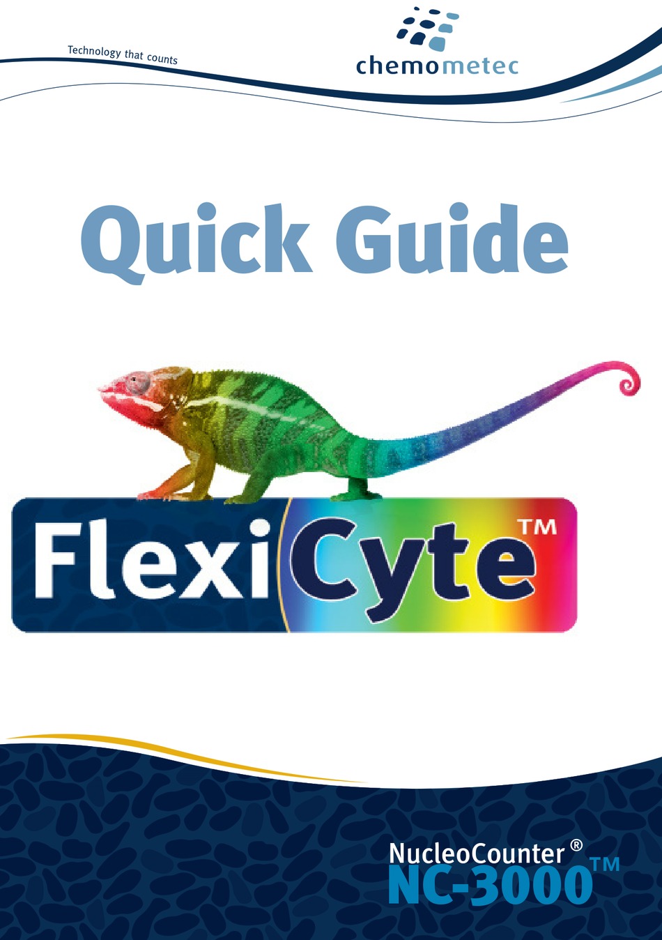 Chemometec Nucleocounter Nc 3000 Flexicyte Quick Manual Pdf Download Manualslib