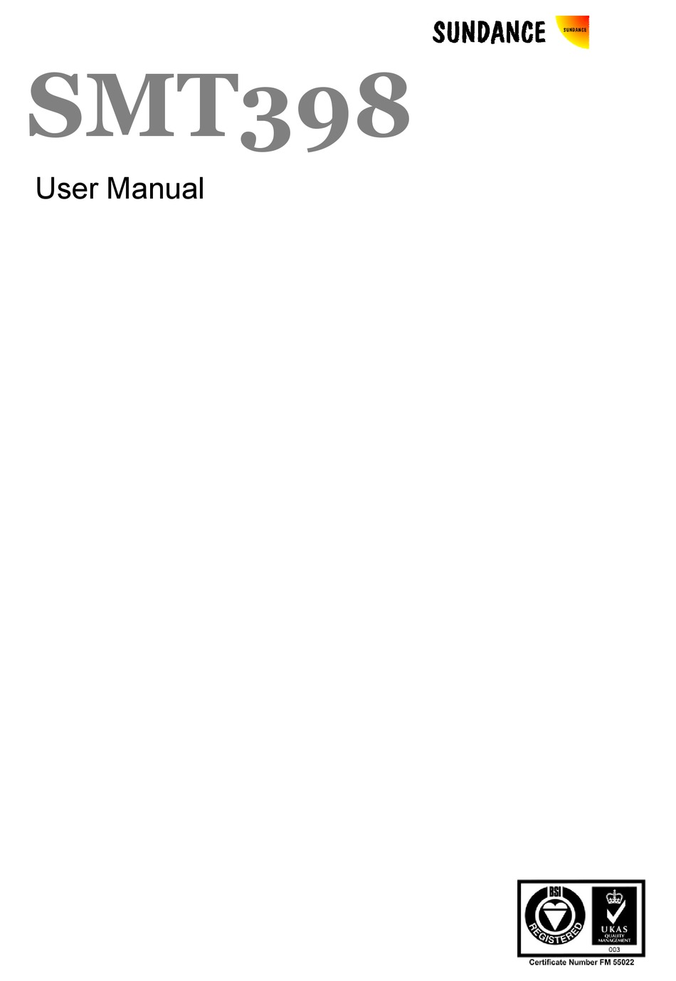 SUNDANCE SPAS SMT398 USER MANUAL Pdf Download ManualsLib