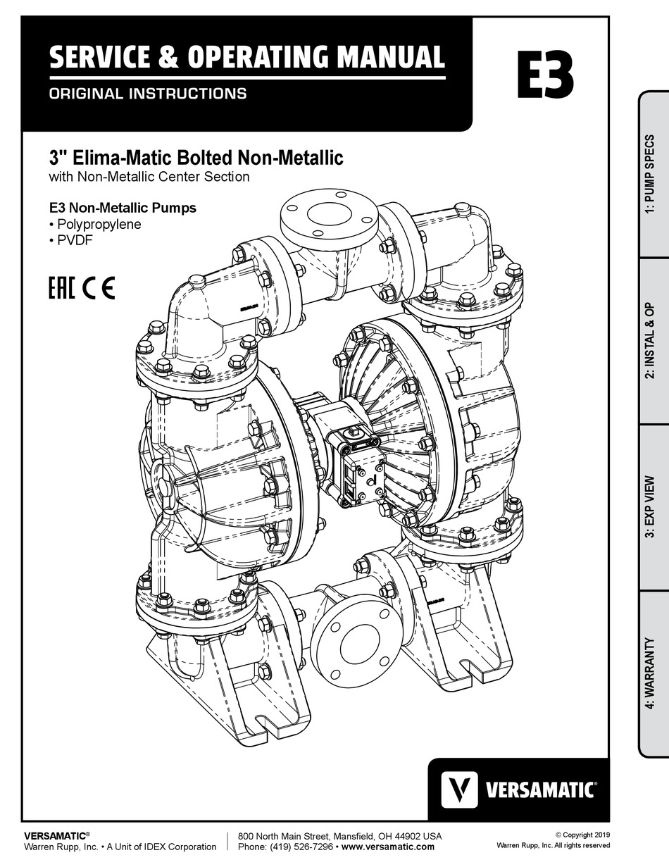 VERSAMATIC V SERIES SERVICE & OPERATING MANUAL Pdf Download ManualsLib