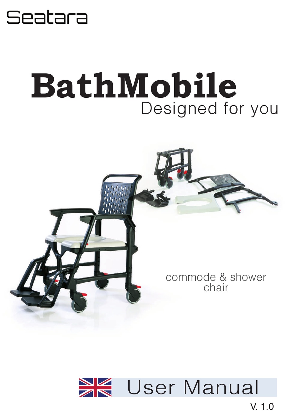 Bathmobile Commode and Shower chair