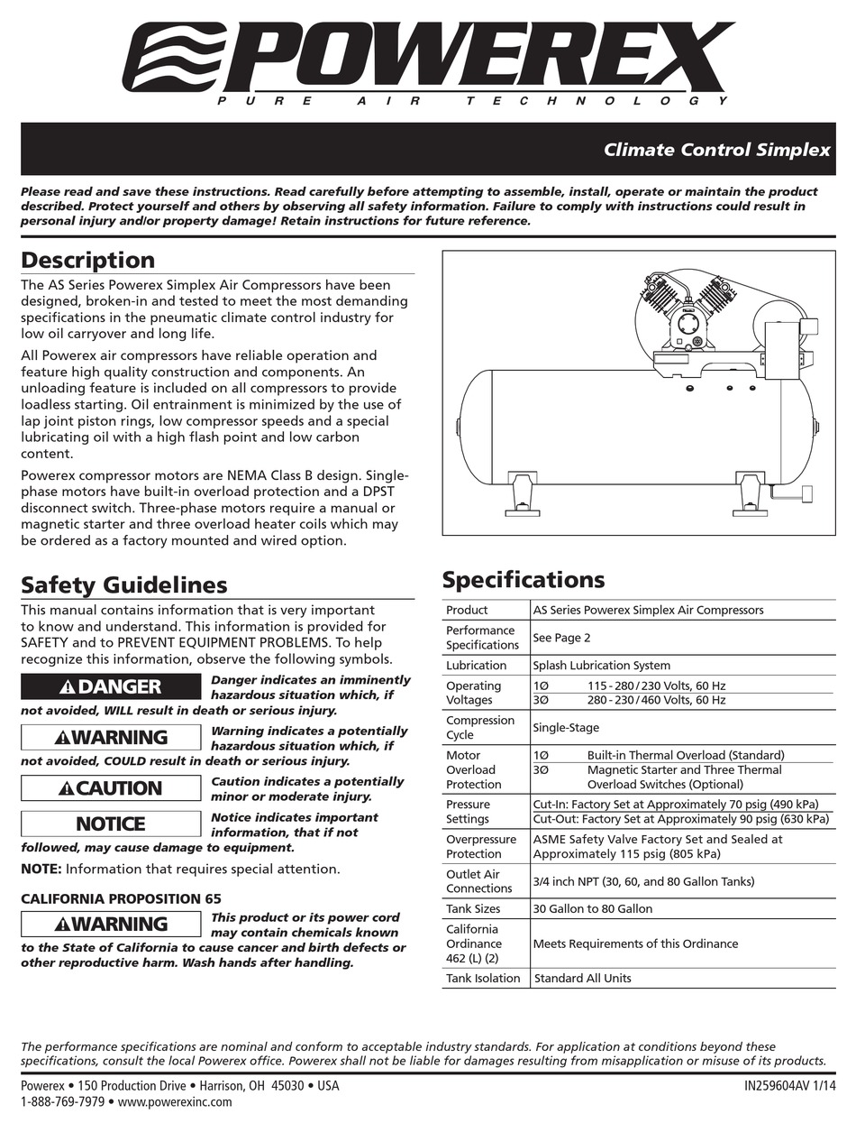 POWEREX AS SERIES MANUAL Pdf Download ManualsLib