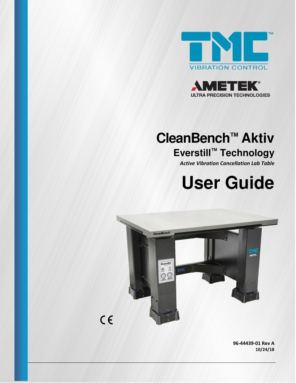 AMETEK TMC CLEANBENCH AKTIV USER MANUAL Pdf Download ManualsLib