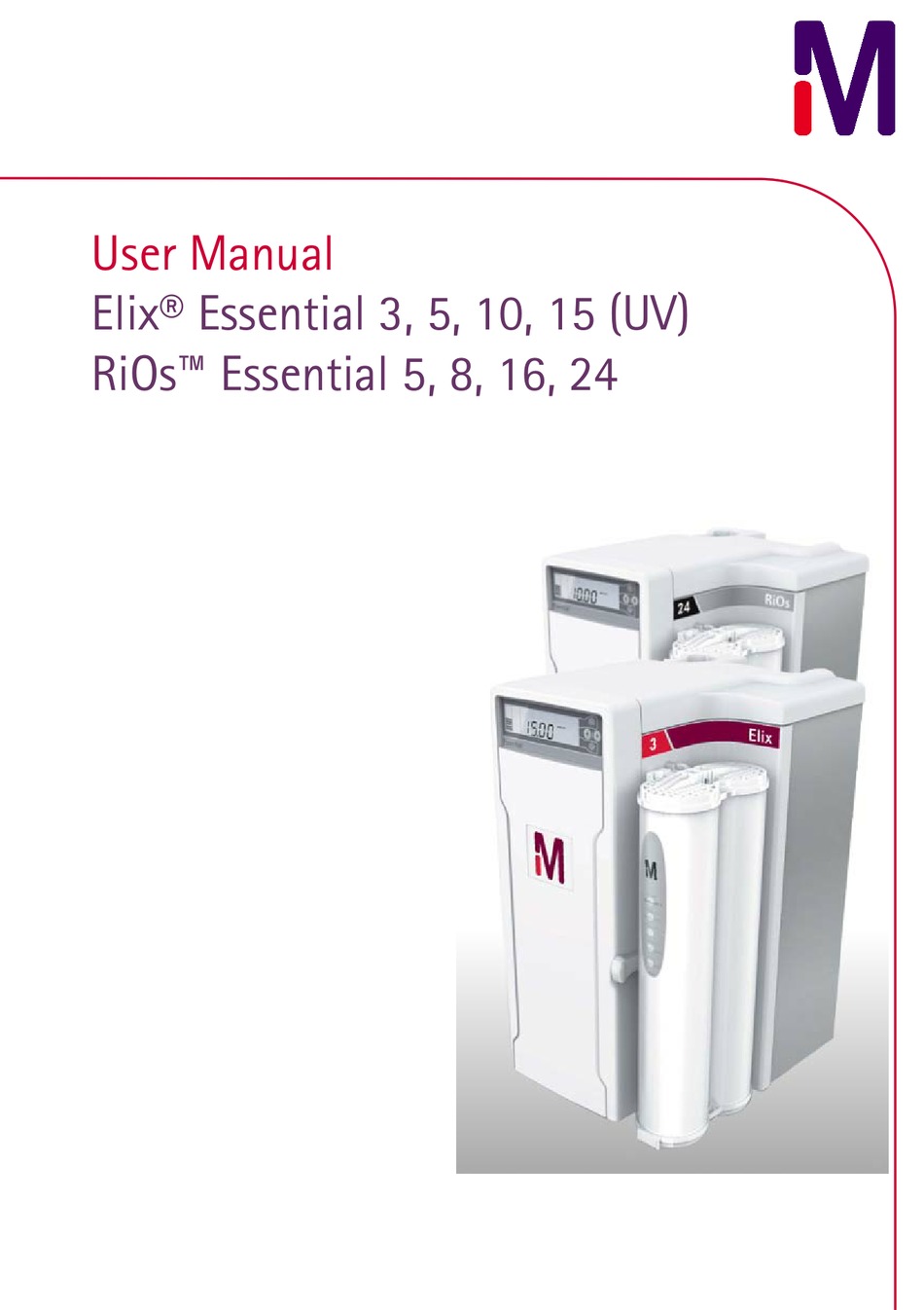 MILLIPORE ELIX ESSENTIAL 3 USER MANUAL Pdf Download ManualsLib