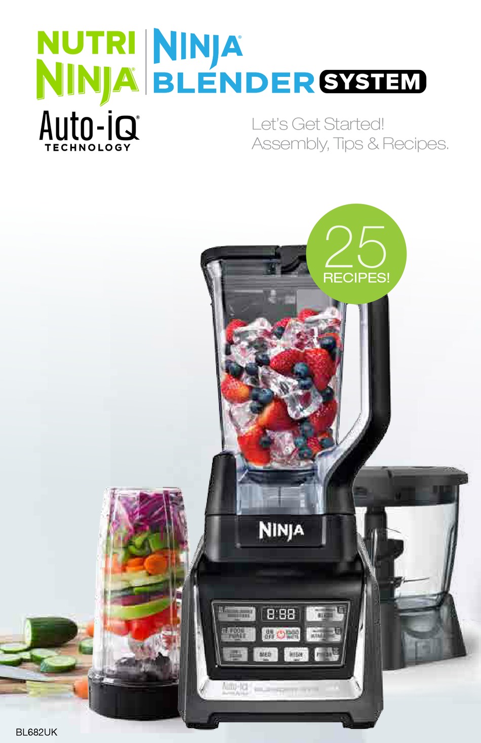 How To Chop Cranberries In The Ninja Auto Iq Blender System 