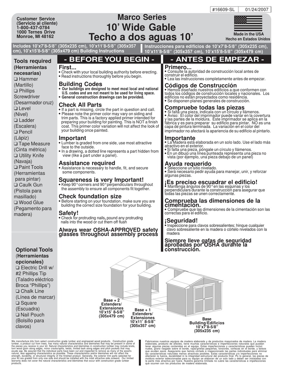 BACKYARD DISCOVERY MARCO SERIES MANUAL Pdf Download ManualsLib