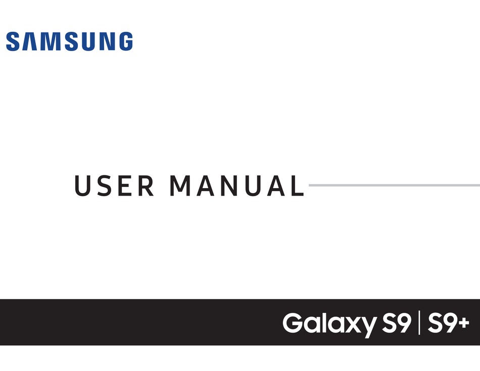 SAMSUNG GALAXY S9 USER MANUAL Pdf Download | ManualsLib