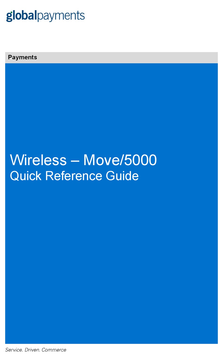 INGENICO MOVE/5000 QUICK REFERENCE MANUAL Pdf Download | ManualsLib