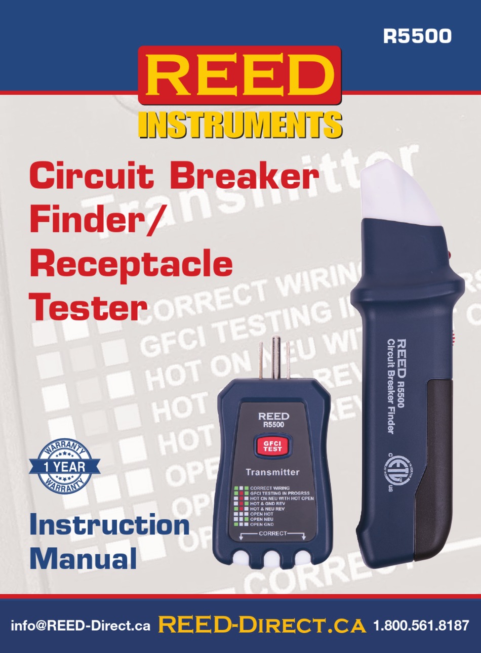 REED INSTRUMENTS R5500 INSTRUCTION MANUAL Pdf Download ManualsLib