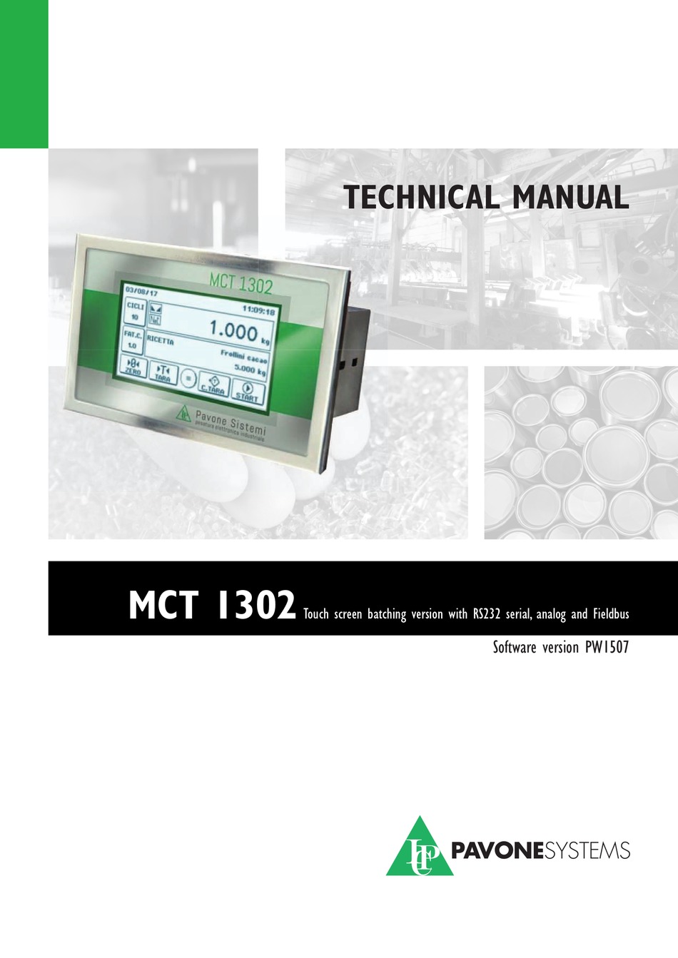 Pavone Systems Mct 1302 Technical Manual Pdf Download Manualslib 2495