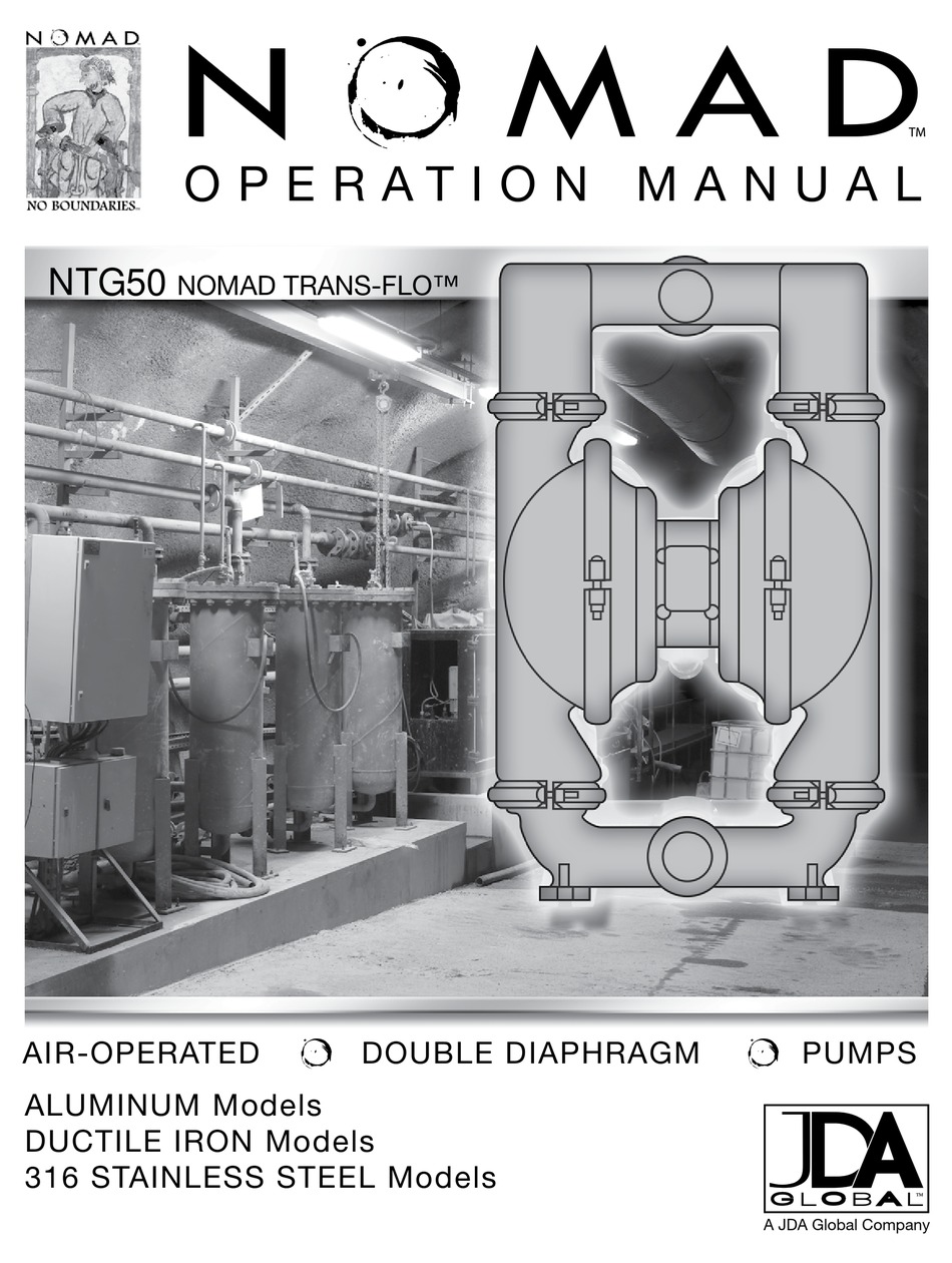 JDA GLOBAL NOMAD TRANSFLO NTG50 SERIES OPERATION MANUAL Pdf Download