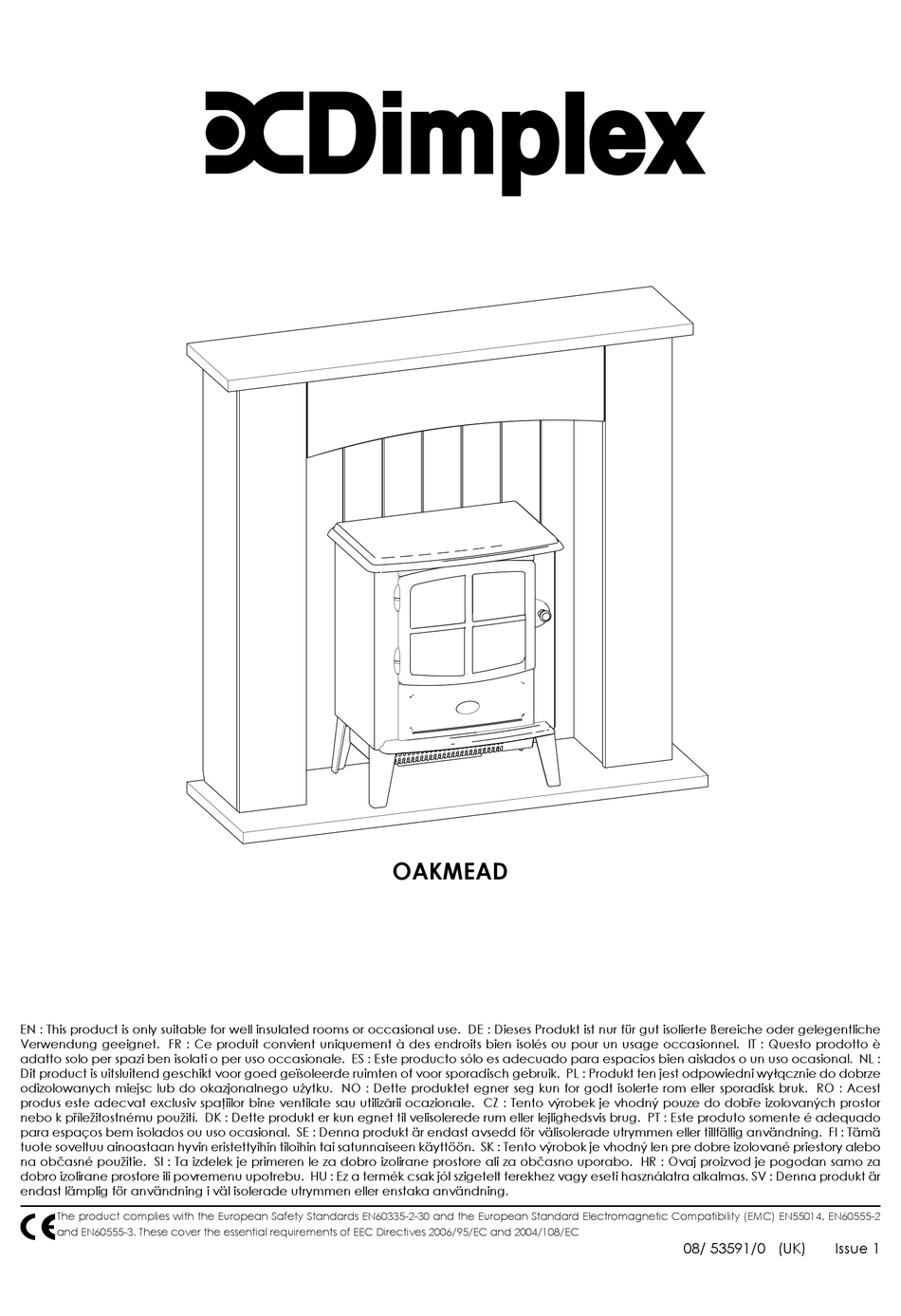 DIMPLEX OAKMEAD OKM20 INSTRUCTIONS MANUAL Pdf Download ManualsLib