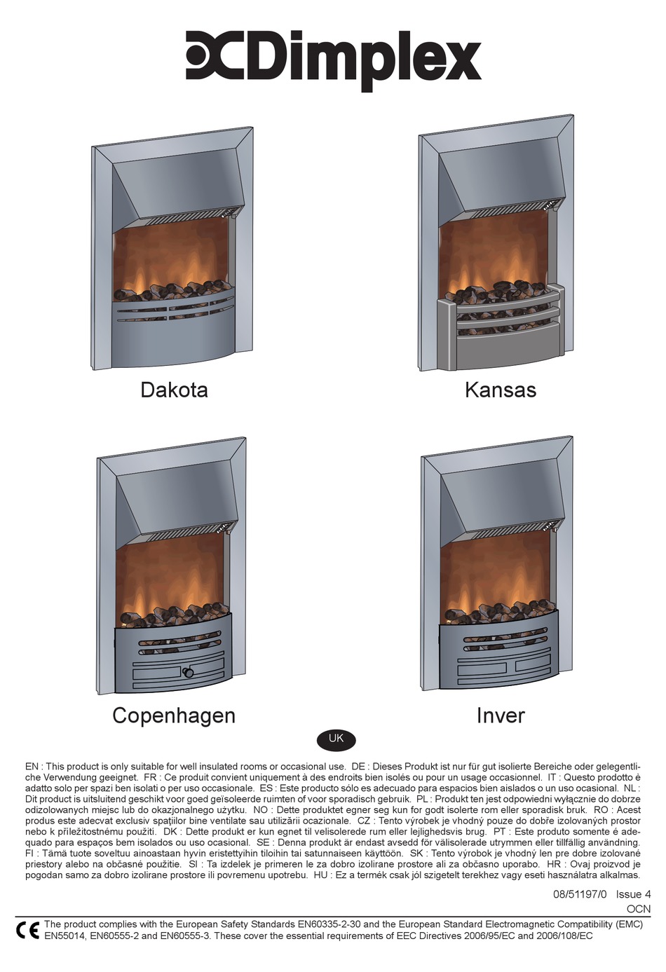 DIMPLEX KANSAS SERIES INSTRUCTIONS Pdf Download ManualsLib