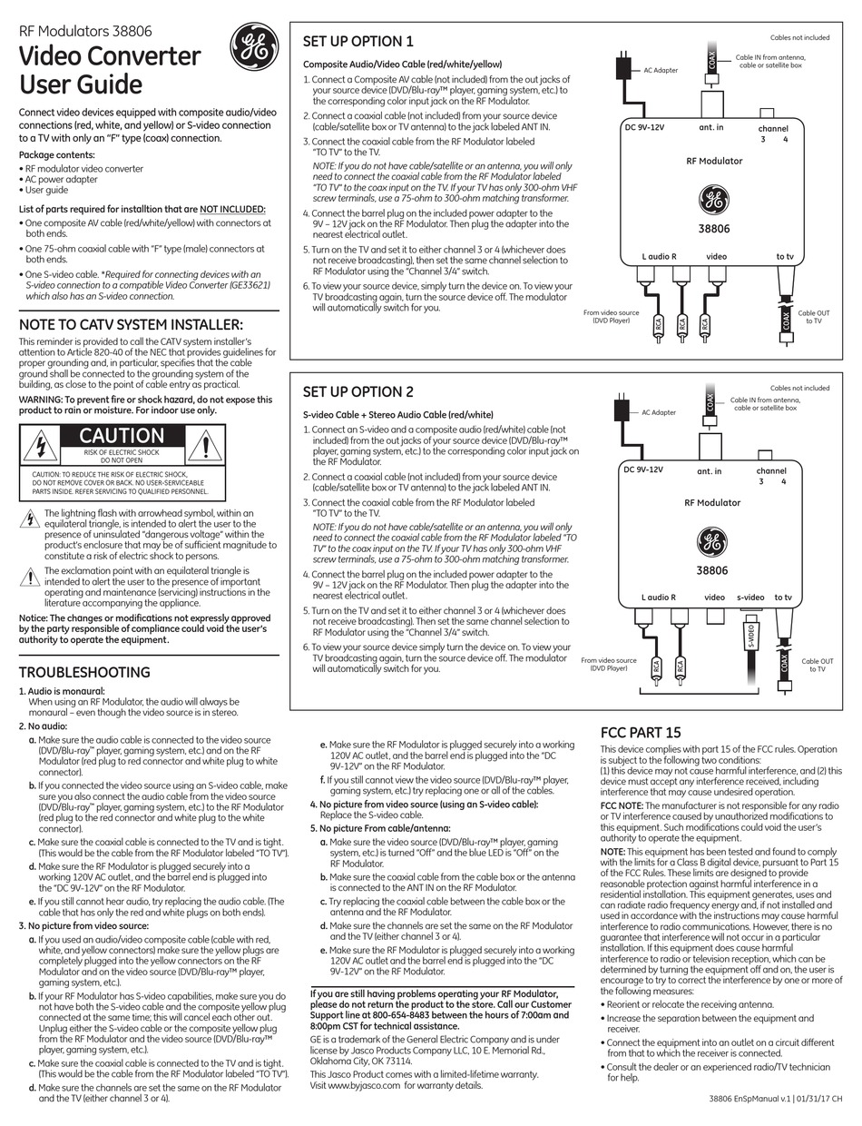 GE PRO SERIES USER MANUAL Pdf Download ManualsLib