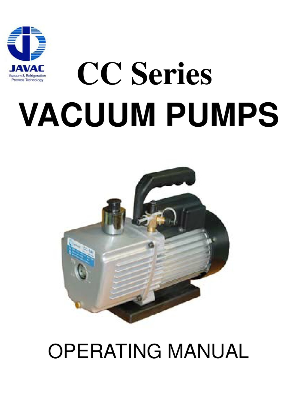 JAVAC CC SERIES OPERATING MANUAL Pdf Download ManualsLib