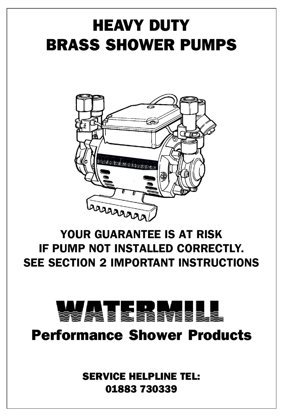 WATERMILL BP65S MANUAL Pdf Download ManualsLib