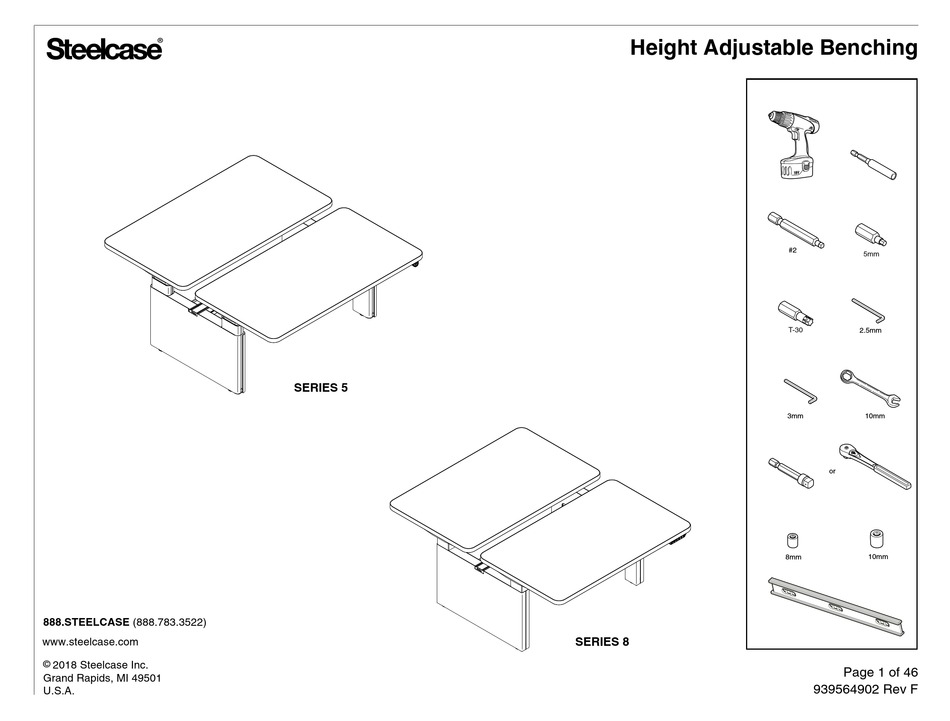 STEELCASE SERIES 5 ASSEMBLY INSTRUCTIONS MANUAL Pdf Download ManualsLib