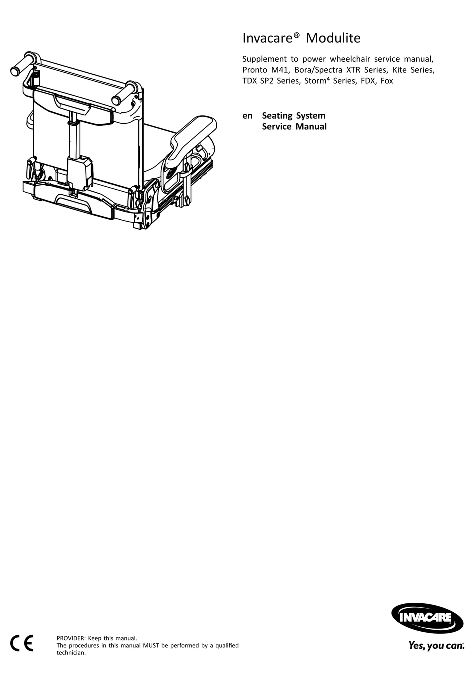 INVACARE MODULITE SERVICE MANUAL Pdf Download ManualsLib
